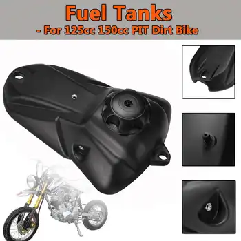 

Motorcycle Fuel Tank For 125cc 150cc PIT PRO Trail Dirt Bike Black Gas Petrol Fuel Tanks With Cap New Minimotor Motocross