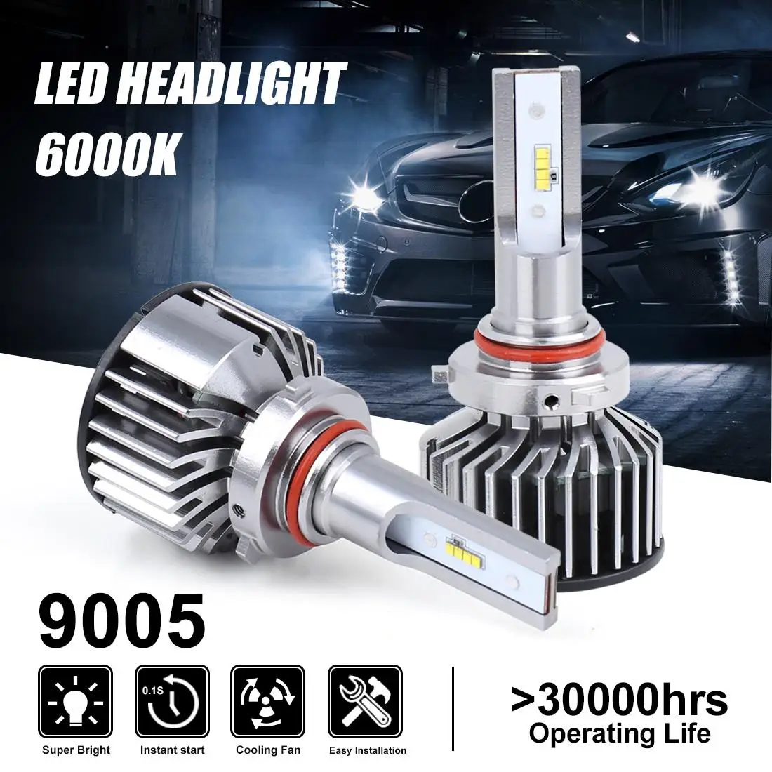 Buy Genuine K8 9005/9012/H1/H3/H4/H7/H11 Car for