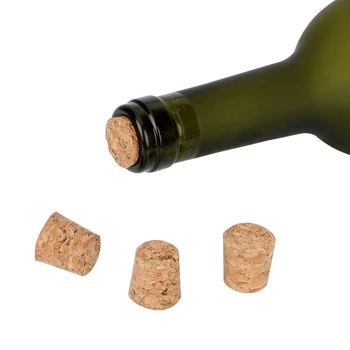 

10 piece/set Wooden Wine Bar Accessories Wine Stopper Wine Cork Barware Straight Cork Stopper Wine Bottle Stopper Bar Tools