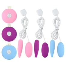 3 Colors 20 Frequency Super Strong Vibrators Usb Charge Double Eggs Vibrating Sex Toys For Women