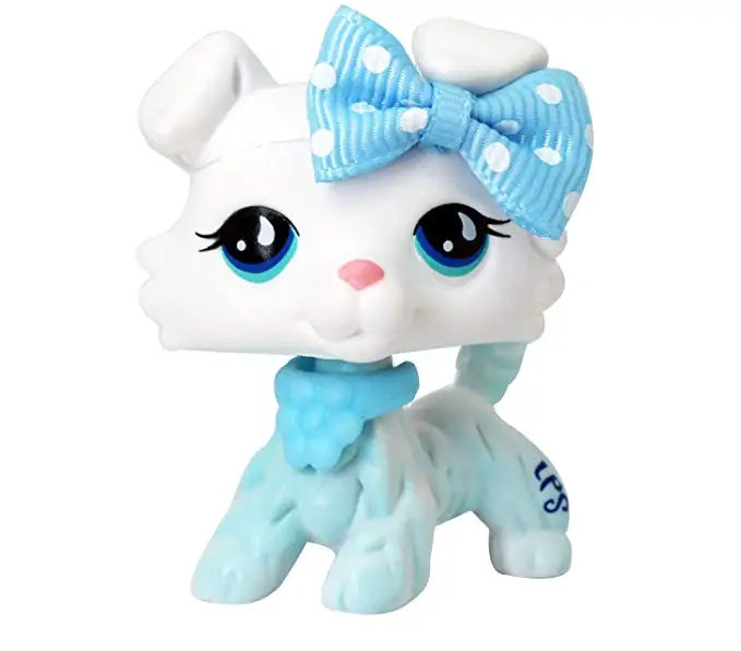 

Collie White Sample BlueTear Eyes Custom Dog Puppy can Draw Pattern by Yourself Collection Action Cartoon Figure Boys Girls Gift