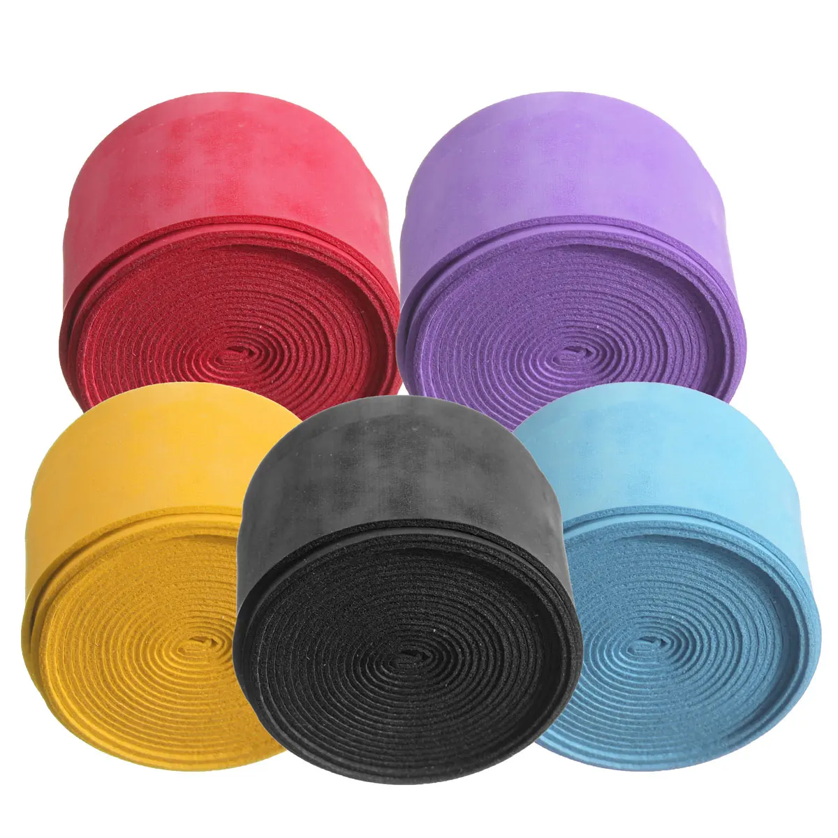 

2PCS Tennis Racket Grip Anti-skid Sweat Absorbed Wraps Taps Badminton Grips Racquet Vibration Overgrip Sweatband Hot Sports