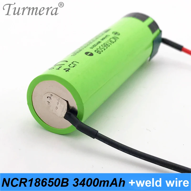 Оригинальный ncr18650b 18650 3400 мАч батарея 3 6 v сварочная проволока для шуры отвертка и