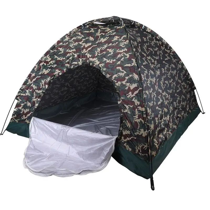 

1-4 Person Camping Tent Portable Outdoor Camping Camouflage Tent Outdoor Camping Recreation Double Couple Ultraviolet-proof Tent