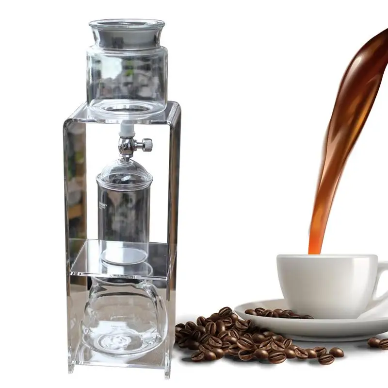 

350ml / 600ml / 800ml Household office Coffee machine Acrylic Ice Drop Stand Ice Drip Pot Brewed Hand punch Coffee Pot Machine
