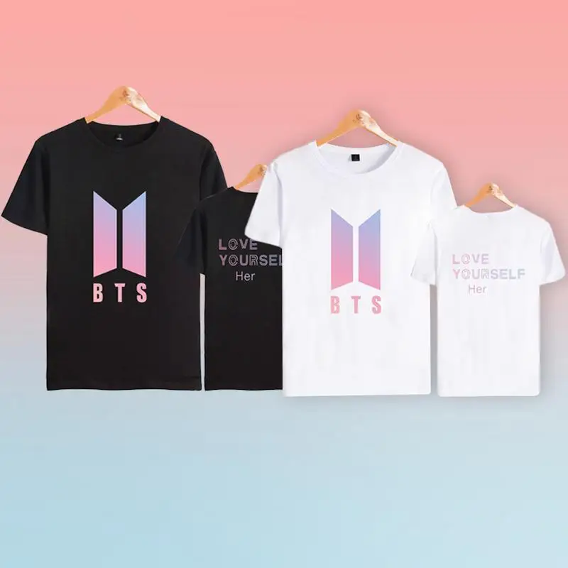 2019 New Hot BTS Logo T shirt Europe And America Street