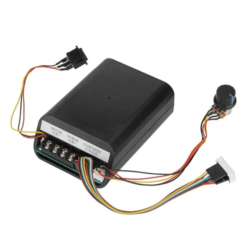 Горячая 1 шт. DC 10 55V 40A цифровой дисплей мотор контроль скорости CW CCW Реверсивный