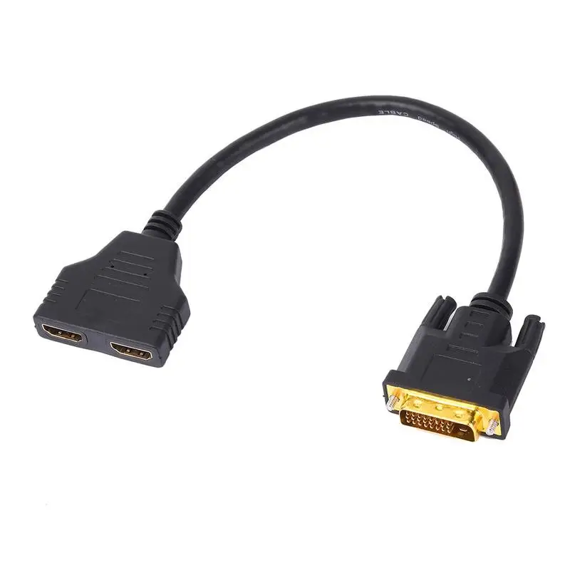 Кабель HDMI-DVI двунаправленный HDMI Женский к DVI-D (24 + 1) Мужской адаптер P 1080 P DVI к HDMI Conveter 0,3 м