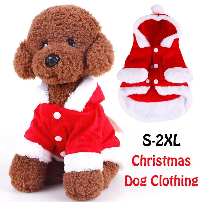 2018 Новогодняя S 2XL одежда для домашних животных Рождественский костюм с оленем и