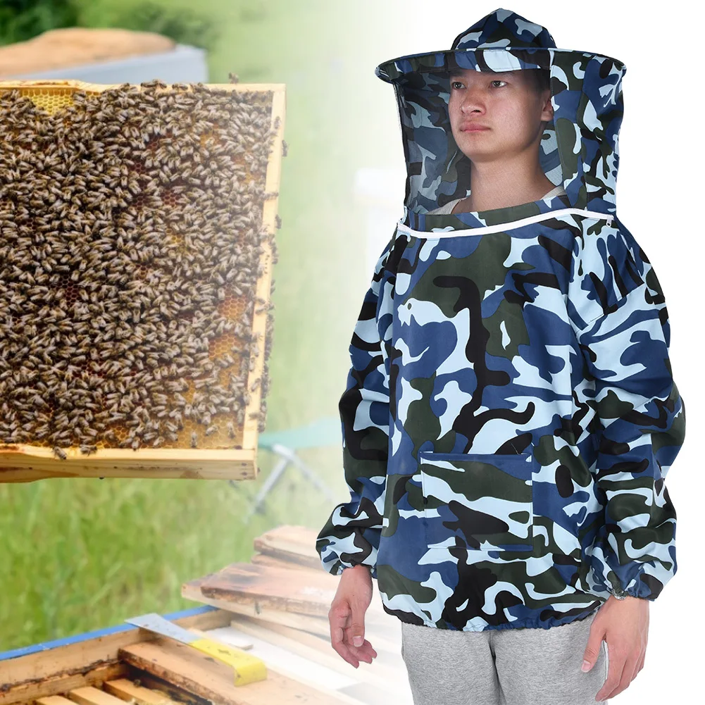 

Professional Beekeeping Protective Suit Camouflage Beekeeping Beekeeper Protect Equipment Safety Clothing Beekeeper Suit