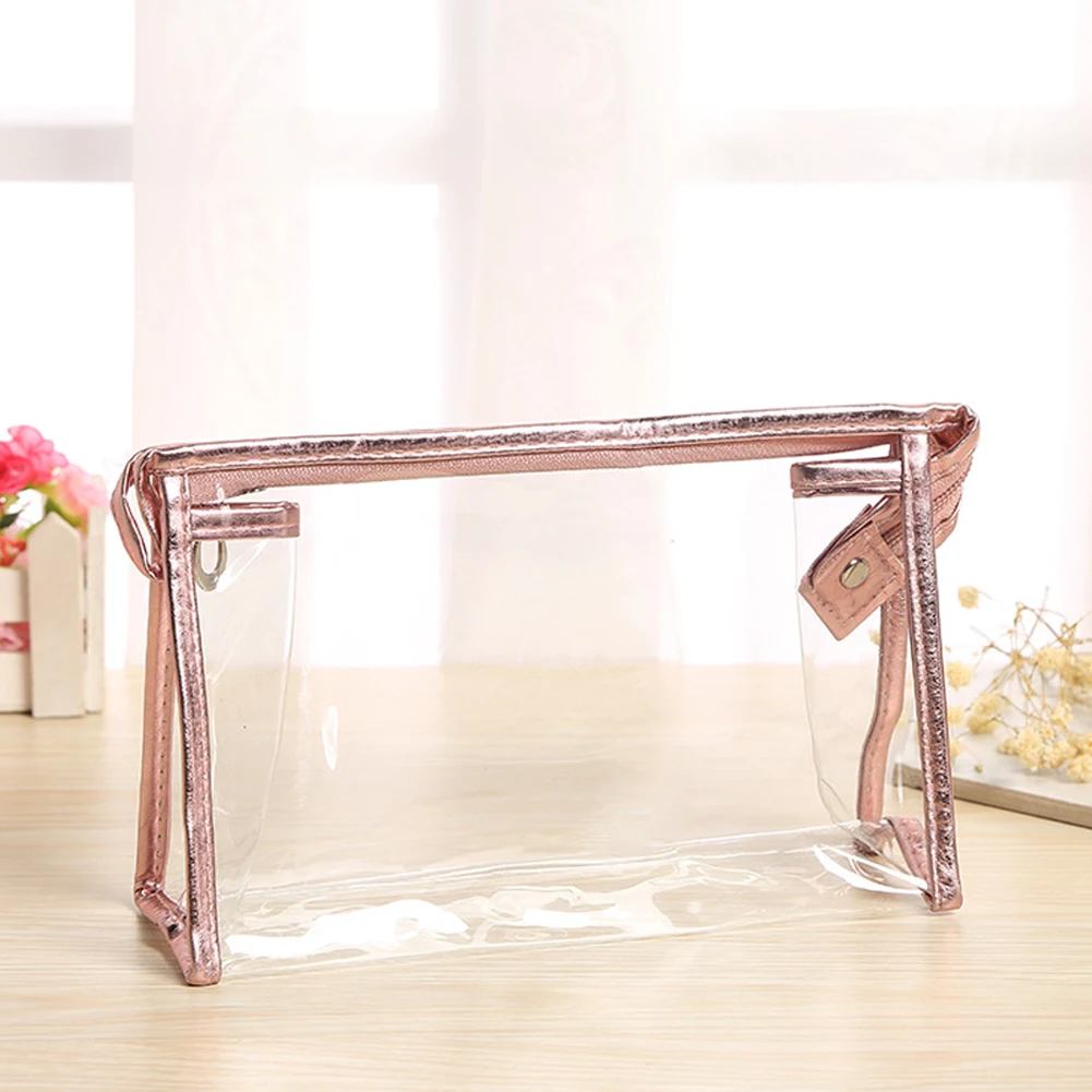 PVC شفافة اليد حقيبة لطيف حمل حقيبة تسوق للنساء محفظة نسائية للعملات المعدنية ماكياج التجميل قلم رصاص السفر حقيبة على ظهره الفتيات الأطفال