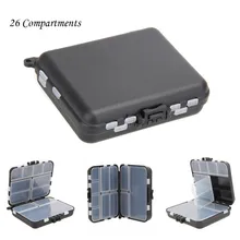 26 сеток рыболовная коробка рыболовные снасти коробка водонепроницаемый Спиннер приманка гольян Поппер рыболовные аксессуары