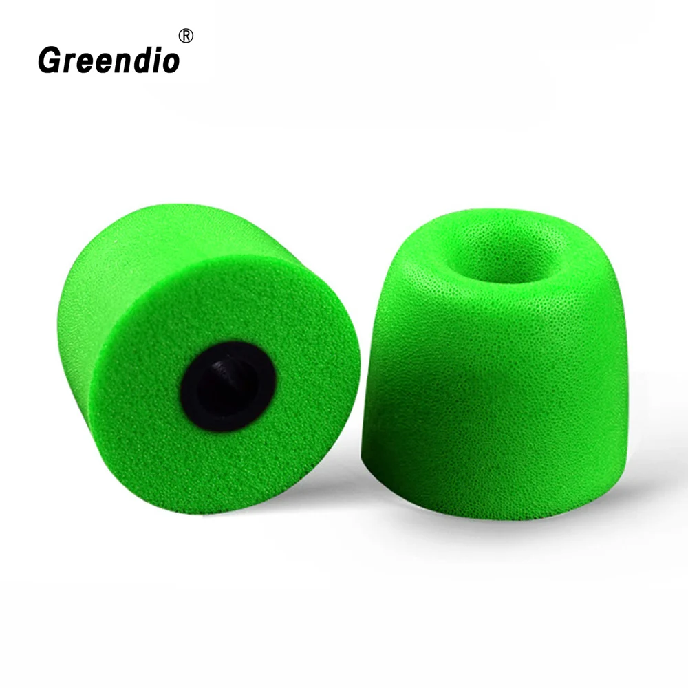 

Greendio Memory Foam Eartips Earmuffs In-ear Earplug One Pair (2 Pieces) Soft Comfortable Cover Cushion For In-ear Earphone