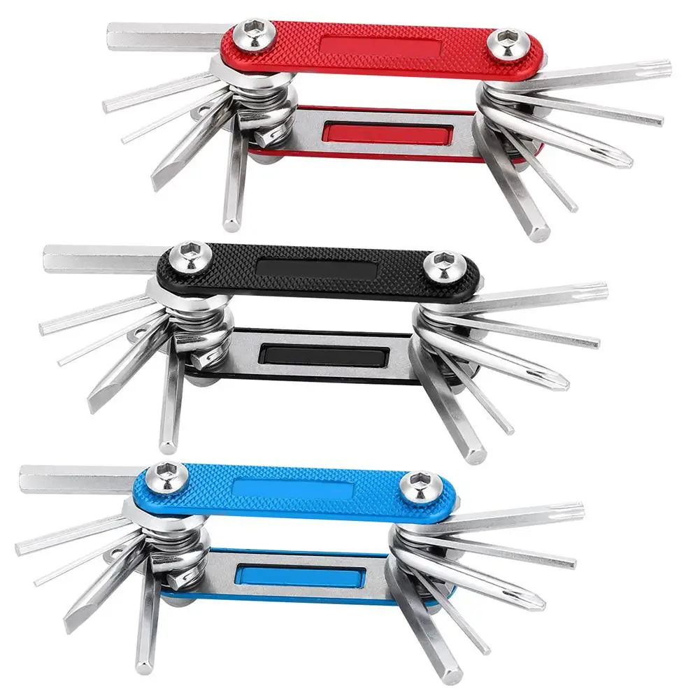 

Multi Bicycle Repair Tool Steel Bike Tool Wrench Bicicleta 11 In 1 Road MTB Bike Portable Cycling Tools