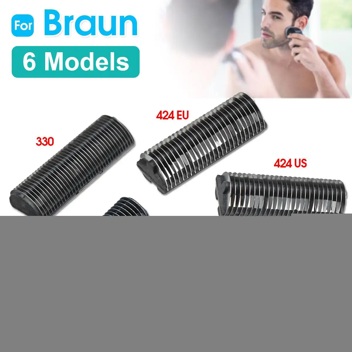 Сменная Бритва для Braun 330 346 383 410 424EU 424US 10B 20B 20S 428EU 428US 5235 5533 5 типов|Детали приборов