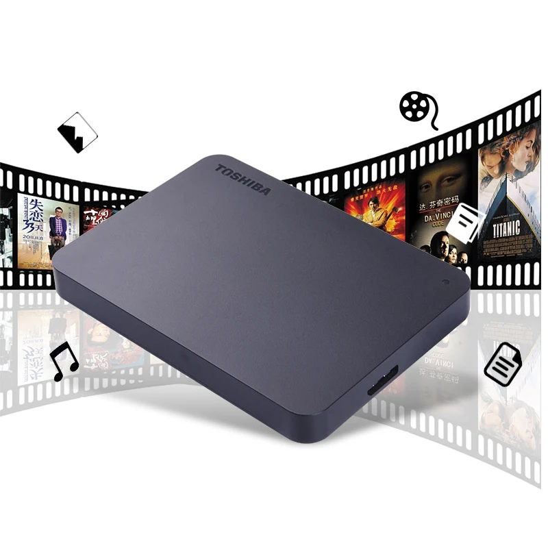 Портативный жесткий диск TOSHIBA Canvio Basics 3 0 внешний 1 ТБ 2 HDD 5 &quotHD портативное