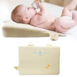Memory Cotton Core Baby Anti-spitting Milk Anti-overflow анти-spitting треугольная подушка для склона подушки для новорожденных