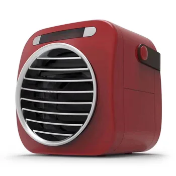 

Portable Mini Air Conditioner Fan Blowing Cold Air Personal Space Cooler 360ML Water Tank Refill Water USB Power for Office
