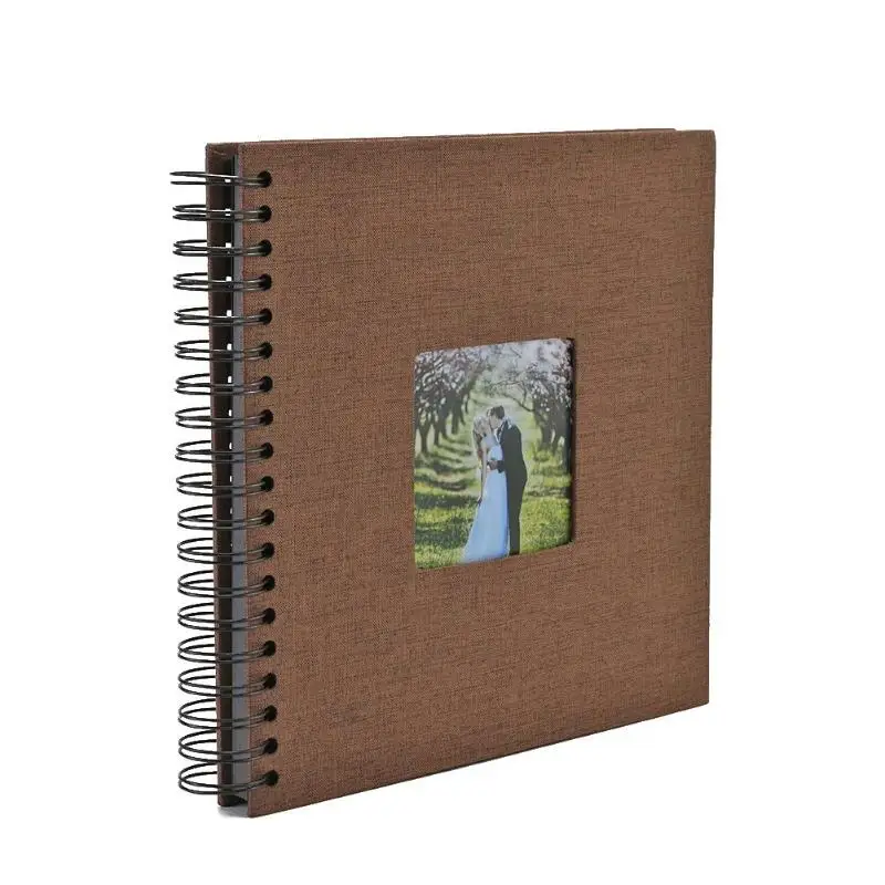 

80 Pockets 10 Inch Photo Album Picture Case Storage DIY Scrapbooking Paper Photo Albums Anniversary Memory Books
