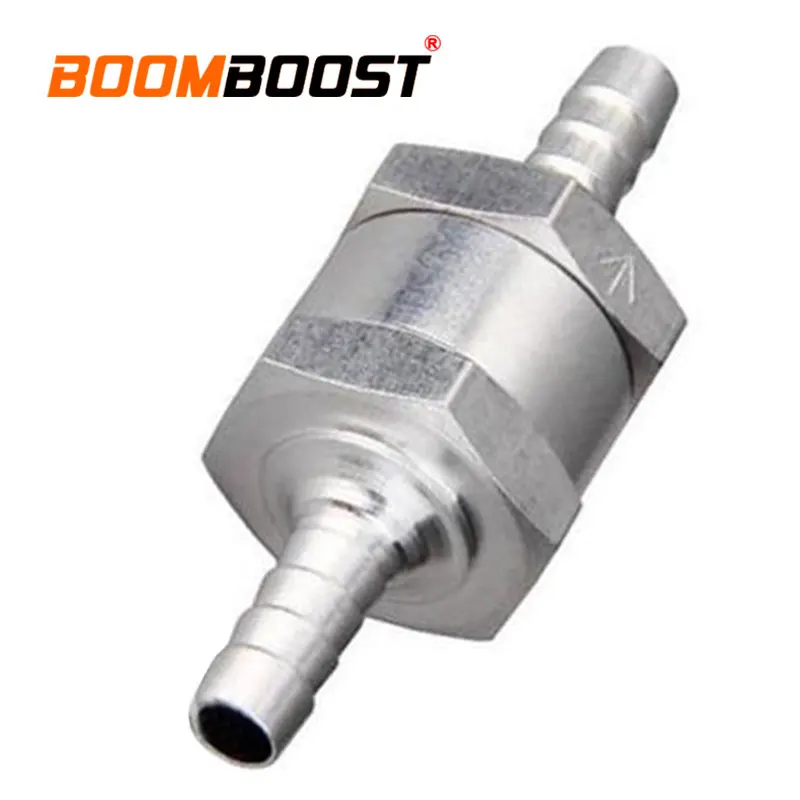 

1 PC Fuel Non-Return One Way Check Valve For Petrol Diesel Marine Arrow Aluminum Alloy Fit Carburettor 8mm 5/16