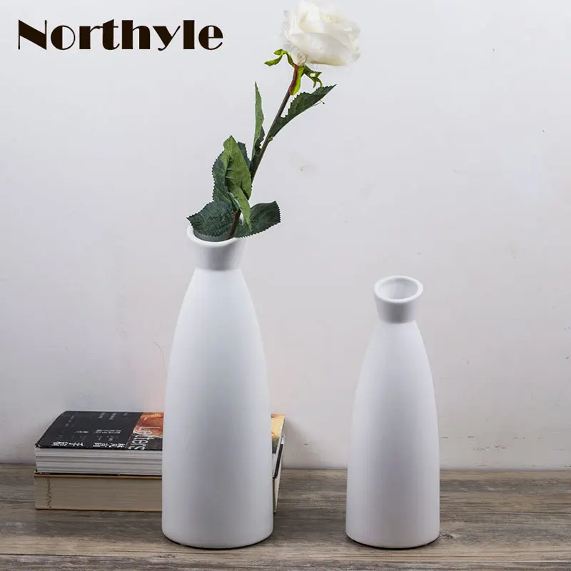 Simple Vase Modern Ceramic Flower Vase Home Decorative Flower Vase