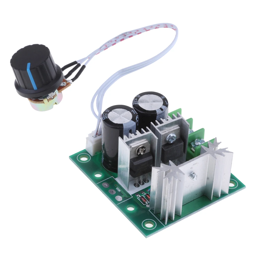 

12V-40V 10A Pulse Width PWM DC Motor Speed Controller External Potentiometer