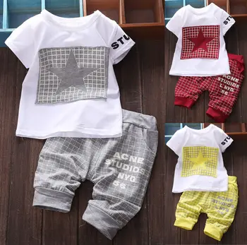

Pudcoco Boys Clothes AU Baby Boy Kids Infant Clothes Sportswear T-shirt Top+Pants Outfit Set