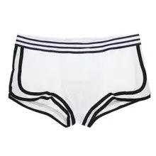 Для мужчин сексуальное женское мягкое нижнее белье боксеры короткие трусы шорты трусы с отдельной секцией для пениса