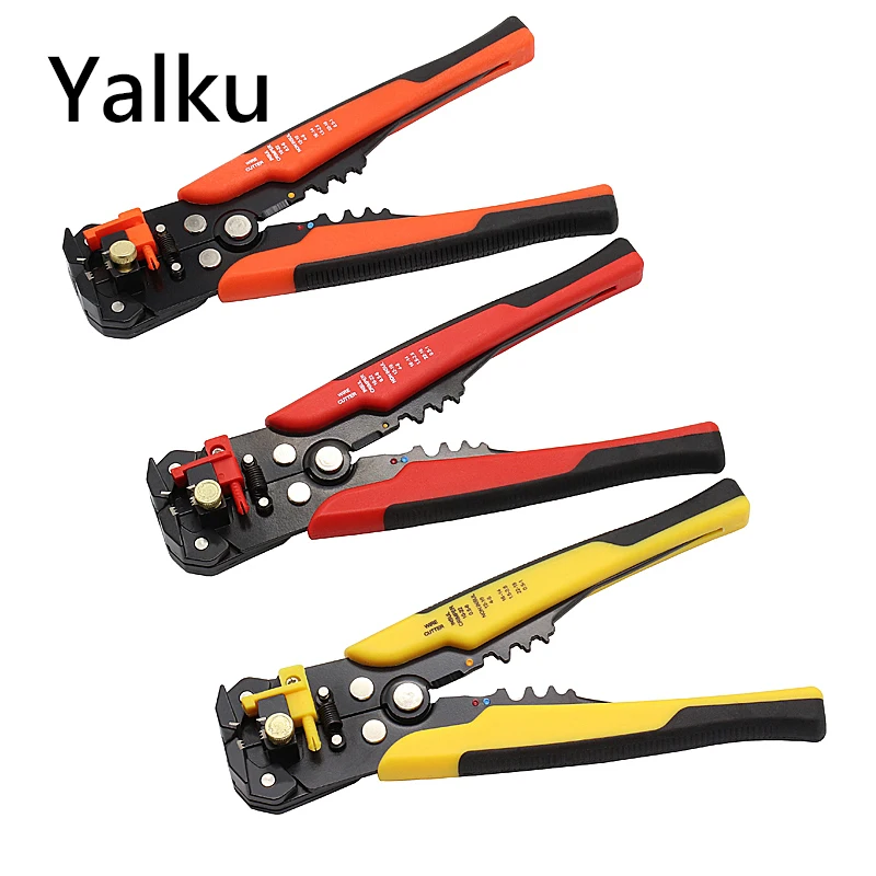 

Yalku Automatic Cable Stripper Cable Stripping Tool Crimping Pliers Crimping Terminal Wire Cable Stripper 0.2-6mm² Crimping Tool