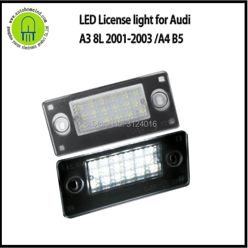 

2PCS x dahosun LED License Lamp for Audi A3 8L 2001-2003 A4 B5