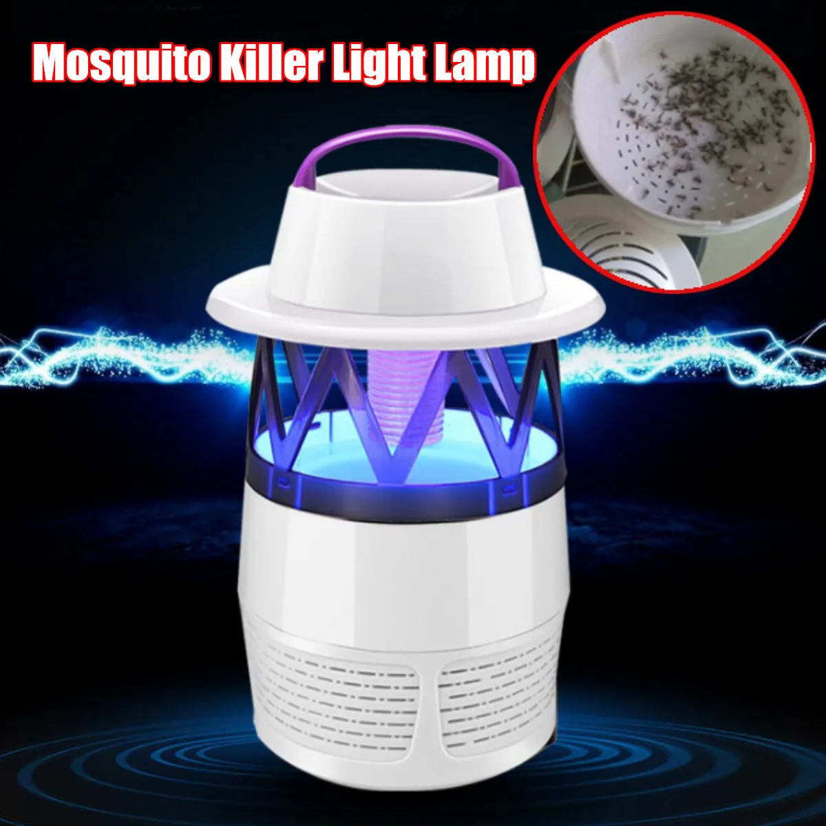 5W USB Mosquito Repellent Bug Insect Trap light Photocatalyst Mosquito