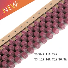 10 шт./лот цилиндрический предохранители T0.5A 1A 1.6A 2A 2.5A 3.15A 4A 5A 6.3A 250V медленного предохранителя 382 ЖК-дисплей ТВ Мощность доска обычно используется