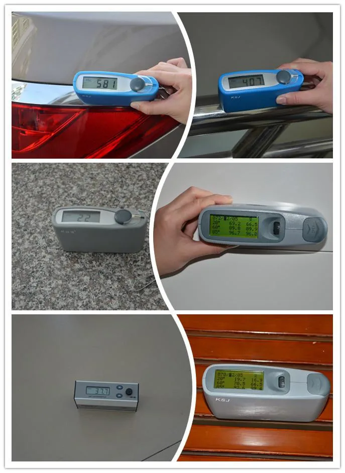 Портативный интеллектуальный MG6-F2 glossmeter с памятью, RS232 автодиагностика, автоматическая калибровка DHL