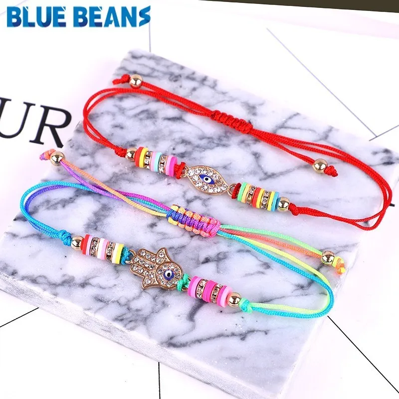 

2018 Styles Bohemia Bracelets For Womens Braided Rope Beaded Crystal Adjustable Accessories fashion jewelry tree of life luxury