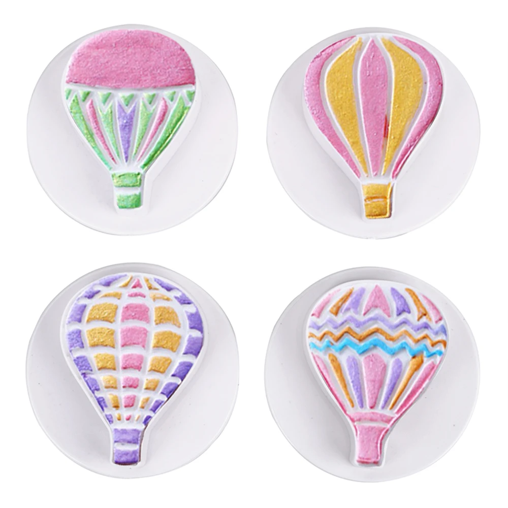 

4 Pcs/set Hot Air Balloon Cake Mould Spring Three-dimensional Biscuits Cutter Cake Mold Baking DIY Kitchen Accessories