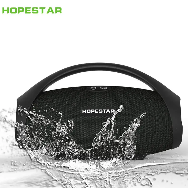 Portátil ao ar Bluetooth sem Fio à Prova Boombox com Handl Alto-falante Livre Dwireless Água Ipx6 Mini Grande Potência 10 w Coluna Hopestar-h32