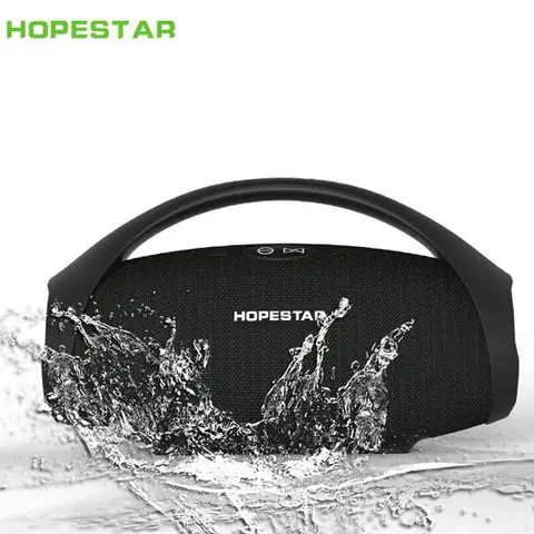 Portátil ao ar Bluetooth sem Fio à Prova Boombox com Handl Alto-falante Livre Dwireless Água Ipx6 Mini Grande Potência 10 w Coluna Hopestar-h32