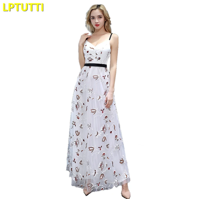 

LPTUTTI Embroidery Gratuating New For Women Elegant Date Ceremony Party Prom Gown Formal Gala Luxury Long Evening Dress