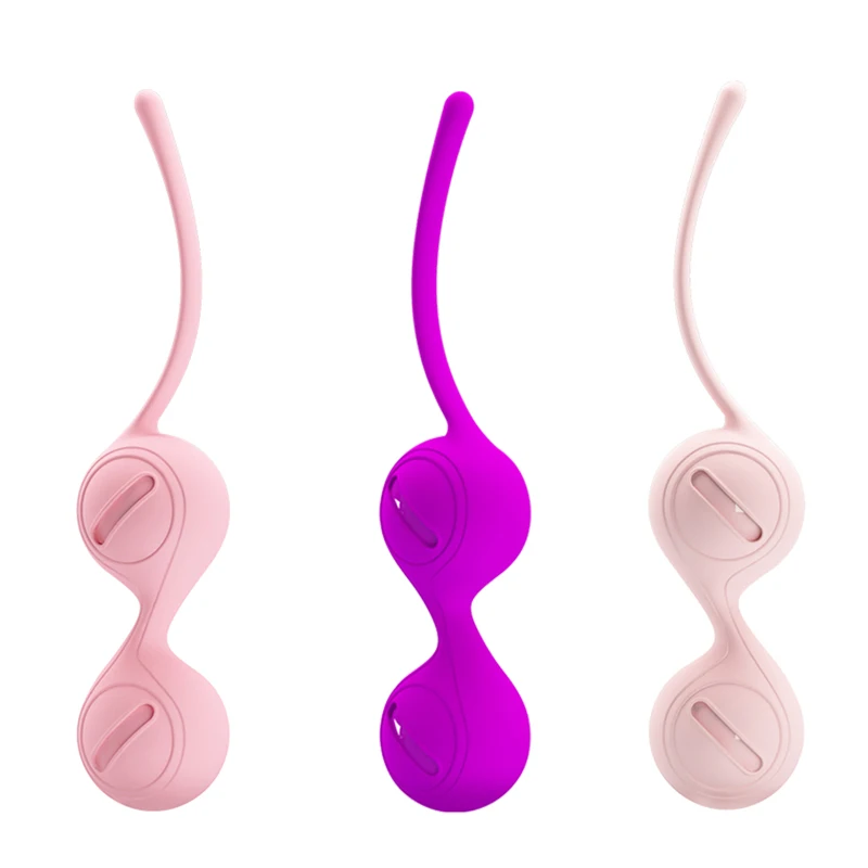 Compact Partner Vagina Balls Female Shrinking Yin Exercise Device Yin Dumbbell Silicone Material Adult Products