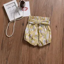 Повседневные детские штаны для новорожденных мальчиков и девочек, шорты, трусики-шаровары