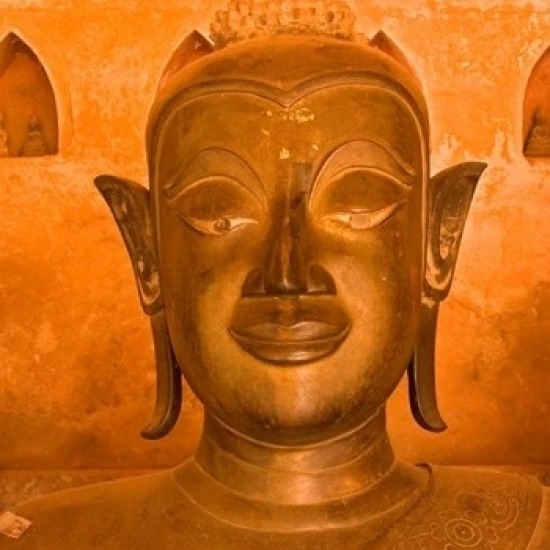 Изображение Будды на Wat Si Saket Vientiane Laos плакат печать Gavriel Jecan (24x36)|Таблички и знаки| |