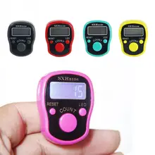 1pc 3.8*3*1.8cm Portable LED Lights Luminous Ring Counter Plastic Accurate Tally Counter#30