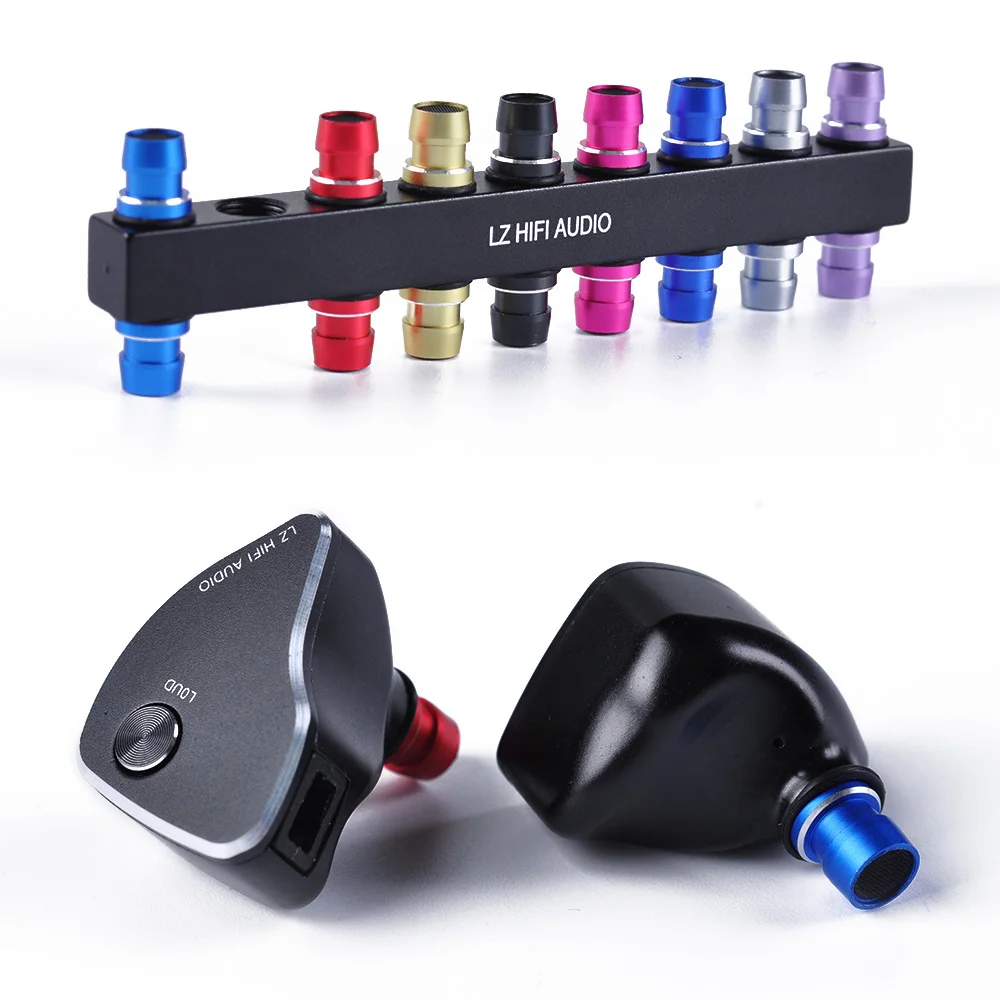 

LZ A6 In Ear Earphone 1DD+4BA+1 Piezoelectric Ceramics Drive Hybrid 6 Units HIFI IEM Earbud Replaceable Nozzle MMCX Detachable