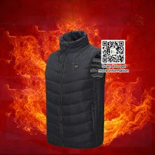 Мужская одежда с подогревом, наружный USB Инфракрасный нагревательный жилет, куртка, зимняя электрическая тепловая одежда, наружный нагреватель батареи