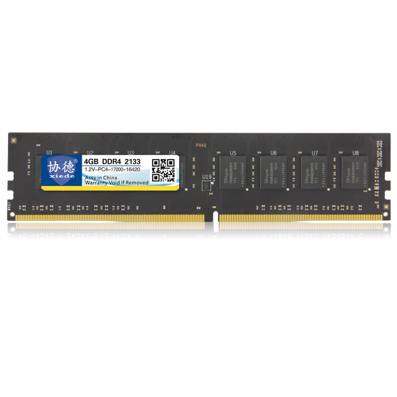 

Xiede Desktop Computer Memory RAM Module DDR4 2133 PC4-17000 288Pin Dimm 2133mhz For AMD/Inter