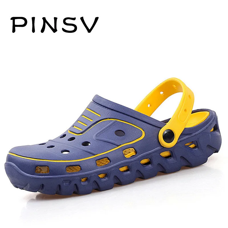 

Summer Shoes Men Sandals Garden Shoes Men Clogs Casual Outdoor Beach Slippers Men Zapatillas Hombre Chaussure Homme PINSV