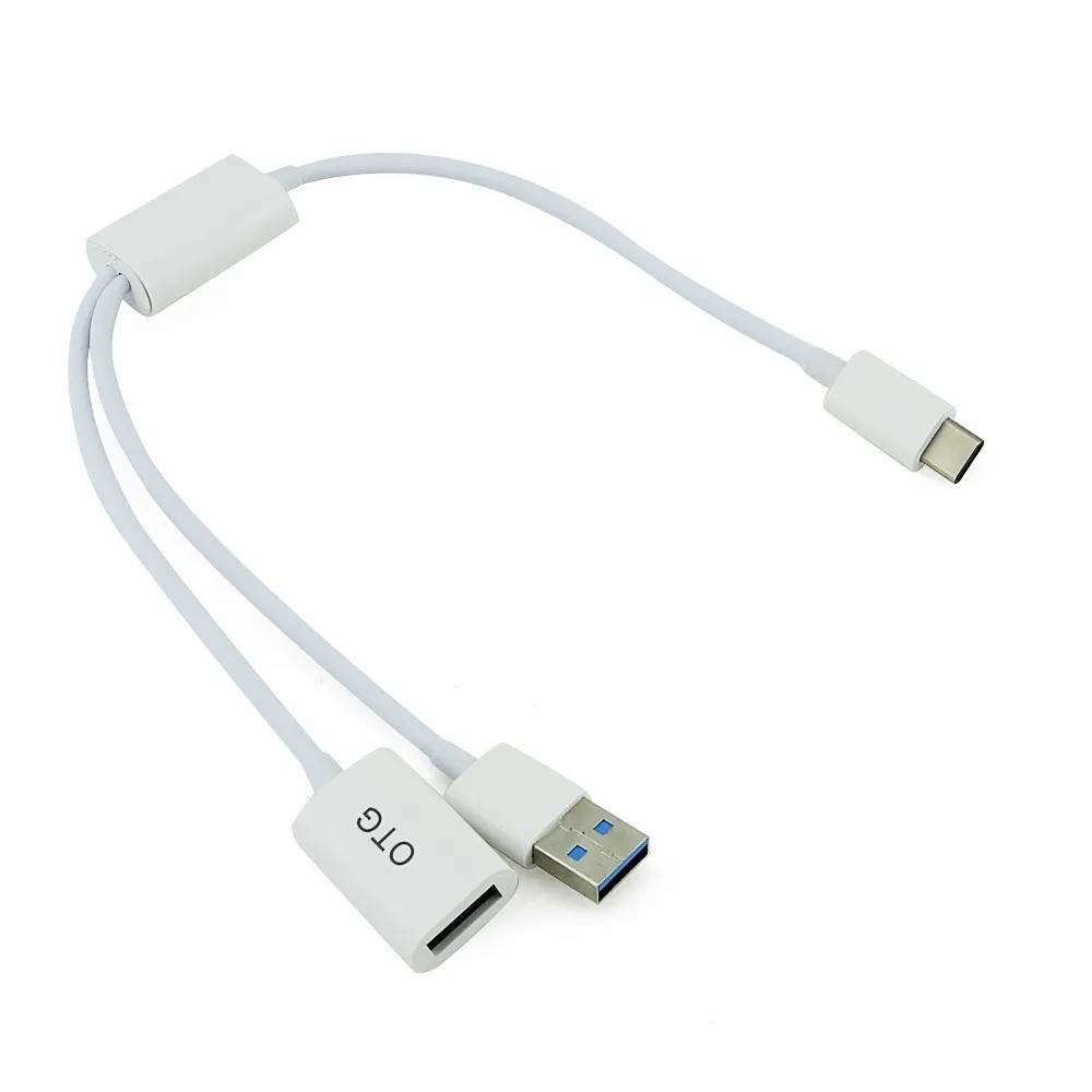Переходник типа C с разъемом Папа OTG USB 3 0 аксессуары для компьютера разветвитель