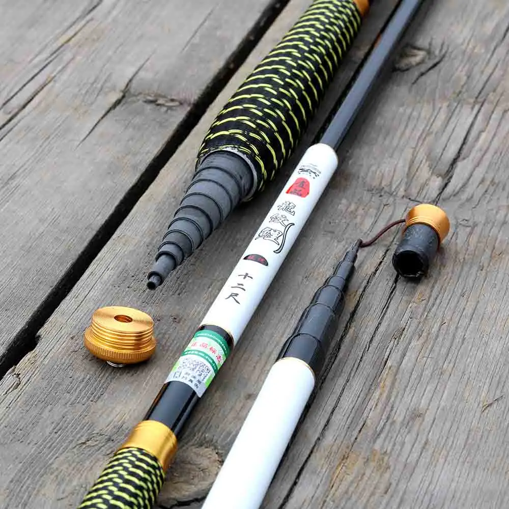 JOSBY Stream Fishing Rods 2.7~7.2M Carbon Fiber Telescopic Fishing Rod Hand Pole Feeder for Carp Fishing Tenkara,olta,1pclot