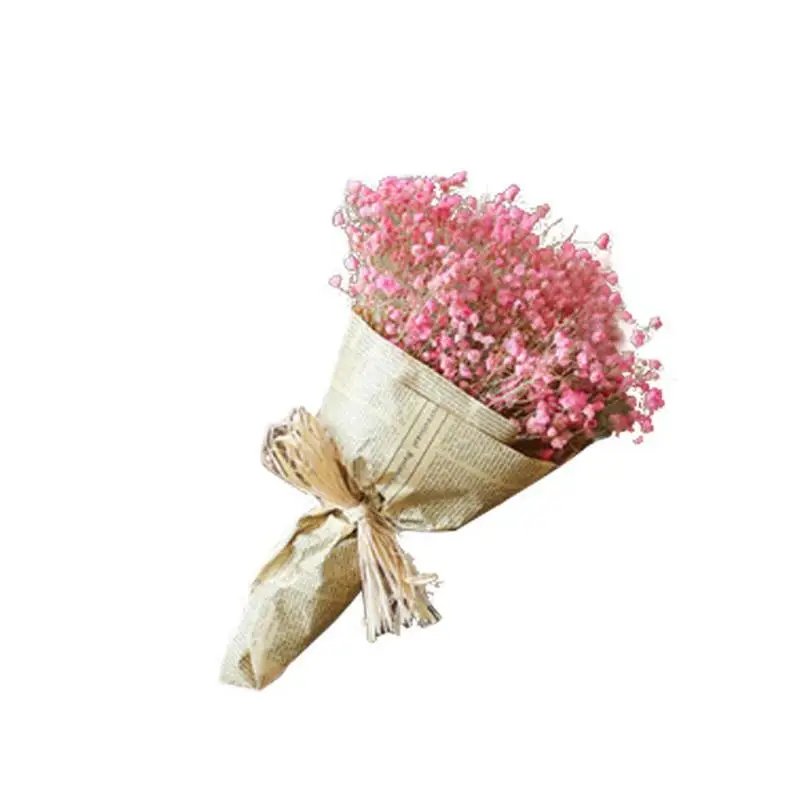Натуральный букет Гипсофилы сухоцветы материал подарок на день рождения свадьба Домашний Настольный наполнитель украшения натуральный сухой цветок