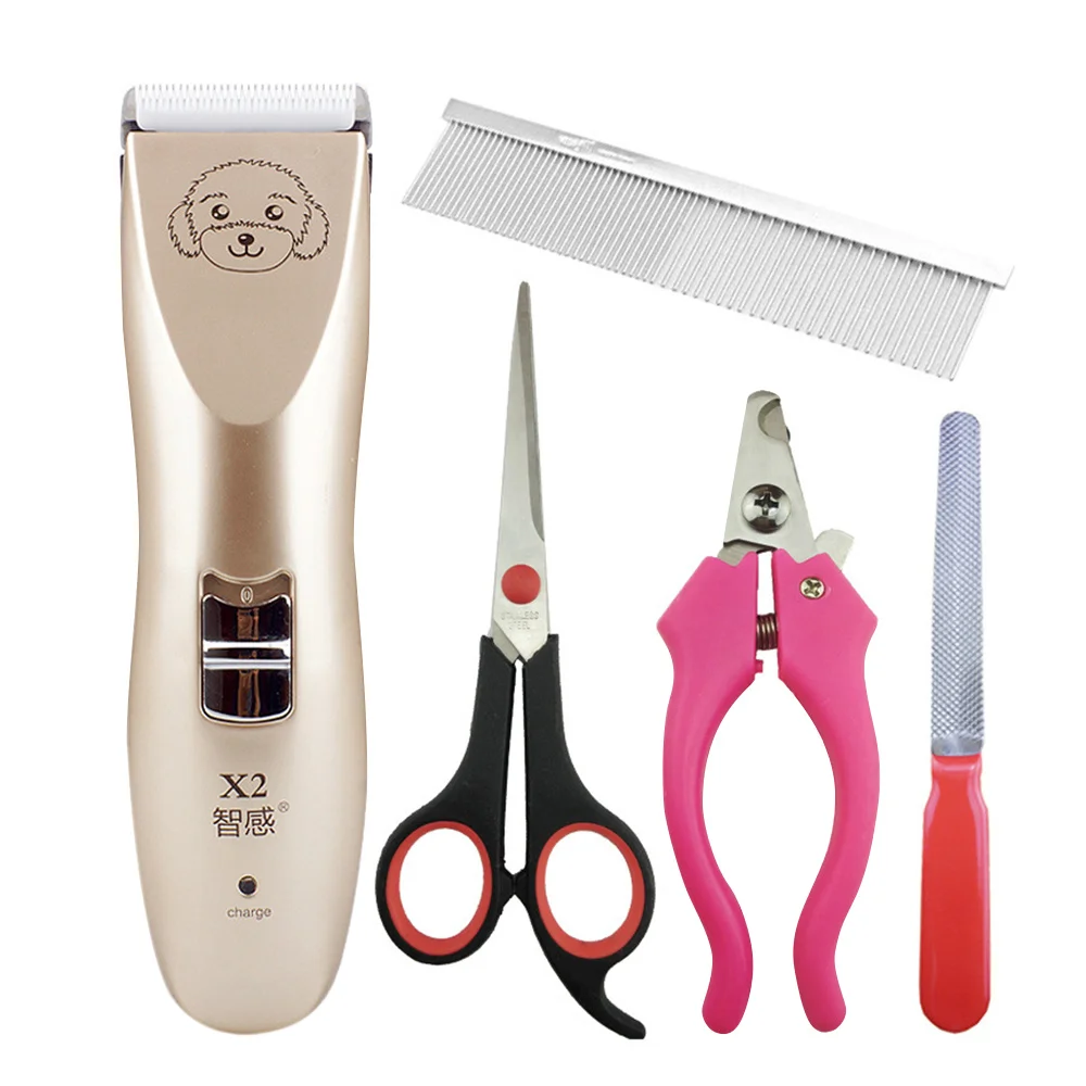 

Rechargeable Pet Cat Dog Hair Trimmer Animal Grooming Cat Cutter Machine Shaver Electric Scissors Clipper Haircut Machine